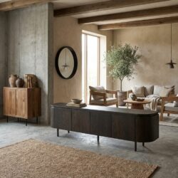 Tobago Espresso 210cm kast in bruin eikenhout fineer