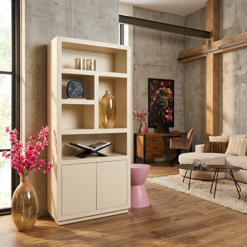 Vakkenkast Brussel Sand | 90 cm