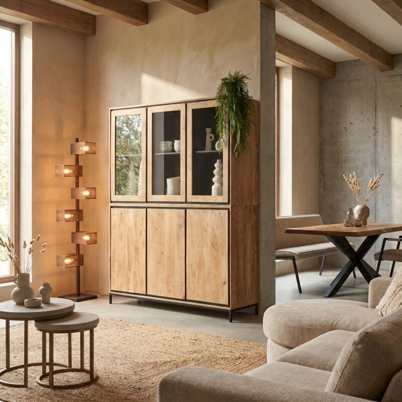 Vitrinekast RichWood | 160 cm