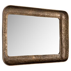 Vintage houten spiegel met een stevige, rustieke rand, perfect voor een landelijke of industriële interieurstijl. Gemaakt van hoogwaardig hout, ideaal voor woonkamer of slaapkamer.