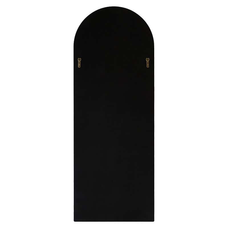 Zwarte skateboard deck met goudkleurige bevestigingsringen, strak en minimalistisch ontwerp, geschikt voor skateboardliefhebbers en custom skateboardbouw.