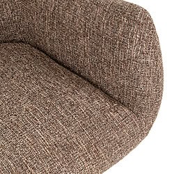 Comfortabele Aldo eetkamerstoel in bruin tweed met draaifunctie, perfect voor een stijlvolle en gezellige eethoek. Gemaakt van duurzame materialen voor langdurig gebruik.