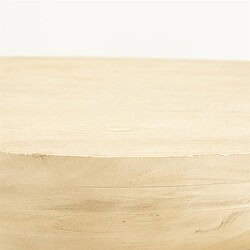 Nahaufnahme einer hellen Holzplatte, perfekt für moderne Einrichtungen, hergestellt von Mokana Meubelen.