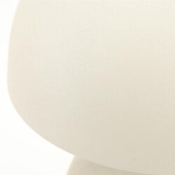 Aizu designlamp beige ijzer textuur en materiaal van dichtbij
