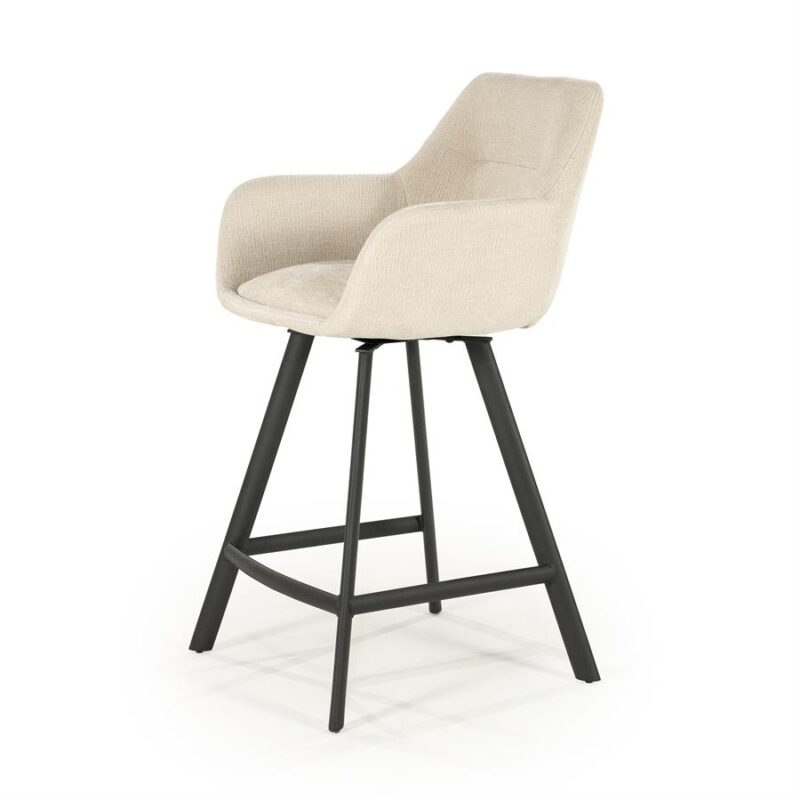 Barstool Bliss with armrest - beige