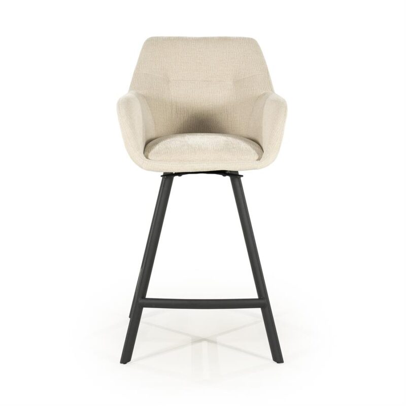 Barstool Bliss with armrest - beige