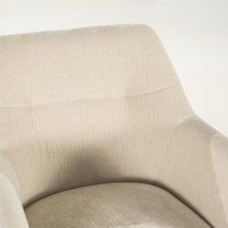 Barstool Bliss with armrest - beige