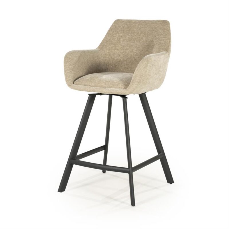 Barstool Bliss with armrest - taupe