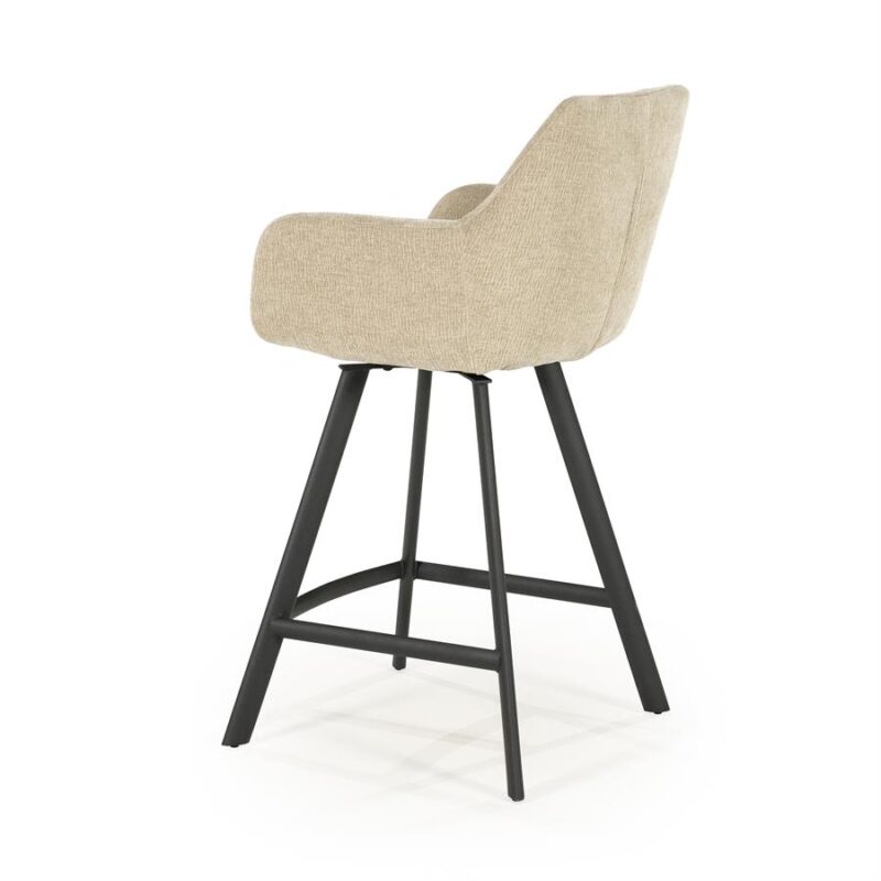 Barstool Bliss with armrest - taupe