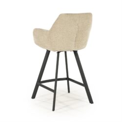 Barstool Bliss with armrest - taupe