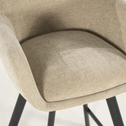 Barstool Bliss with armrest - taupe