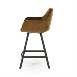 Barstool Bliss with armrest - mustard