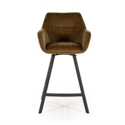 Barstool Bliss with armrest - mustard