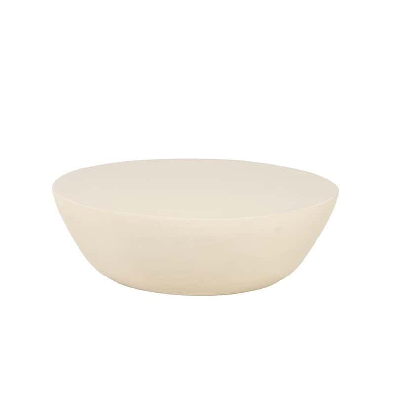 Elegante, weiße Keramikschale von Mokana, perfekt zum Servieren oder als Dekoration, mit einem klaren und modernen Design.