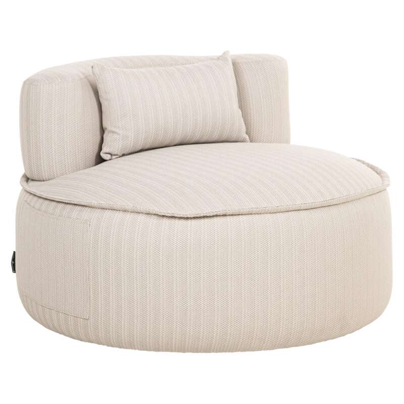 Outdoor lounge stoel Nammos beige swivel