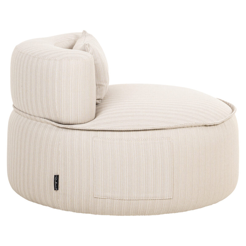 Outdoor lounge stoel Nammos beige swivel