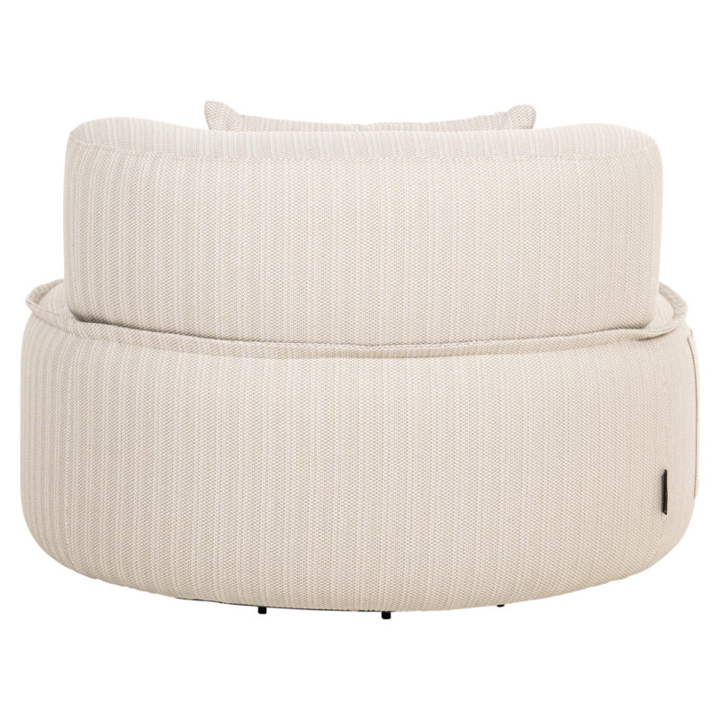 Outdoor lounge stoel Nammos beige swivel