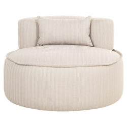 Outdoor lounge stoel Nammos beige swivel