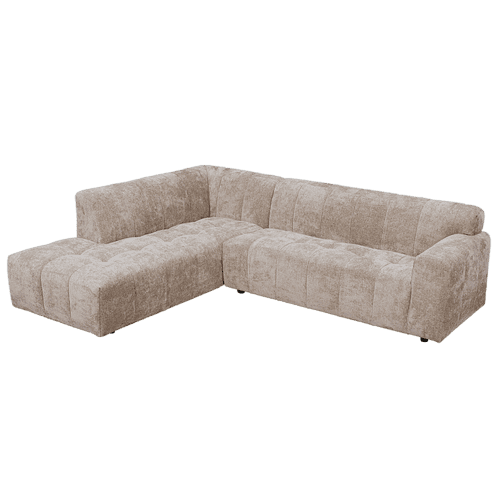 Austin ottoman L 30 beige 1360 105 001 30 1 17979 | Heb je wel eens door de ramen naar prachtig ingerichte woonkamers in Nederland gekeken? Een salontafel versierd met bloemen staat voor een gezellige en aantrekkelijke bank, daarachter zie je een eettafel voor gezellige bijeenkomsten en in de vensterbank staan smaakvolle vazen. Bank met hoek in beige stof, ideaal voor comfortabele zithoek in moderne interieurs. Gemaakt van hoogwaardige materialen voor duurzaamheid en stijl.