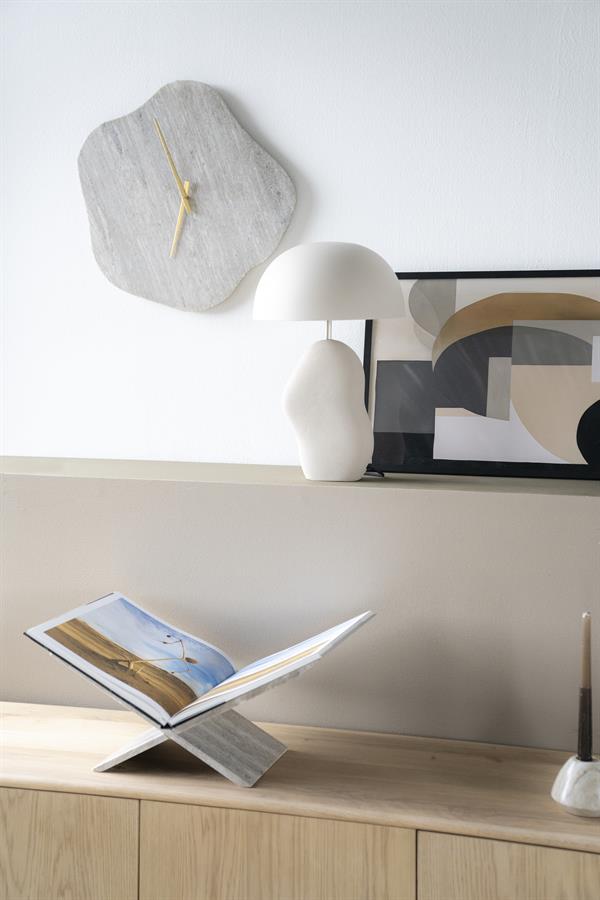 Aizu lamp beige SCAN collectie bovenaanzicht gecoat ijzeren kap