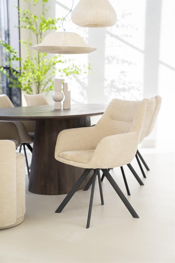 Bliss with armrest - taupe