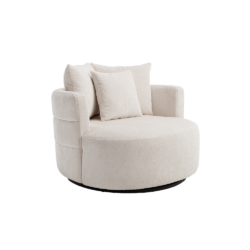 Draaibaar mechanisme van Bolza fauteuil Trenza 6 ivory