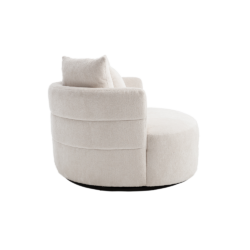 Textuur van het witte leer van Bolza fauteuil Trenza 6 ivory