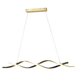 Hanglamp Lorine brushed gold