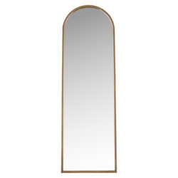 Spiegel Laurine goud close-up van handgemaakte gouden lijst met textuur