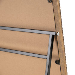 Handgemaakte gouden spiegel Laurine met veiligheidsglas in hal styling