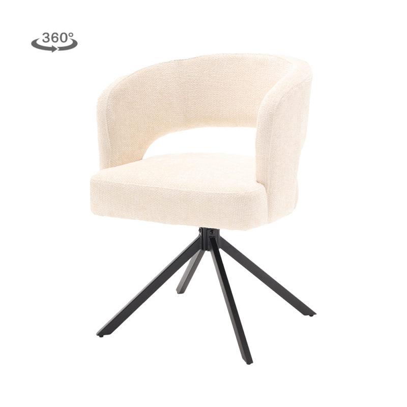 Detail van de armleuning van de Mura armstoel