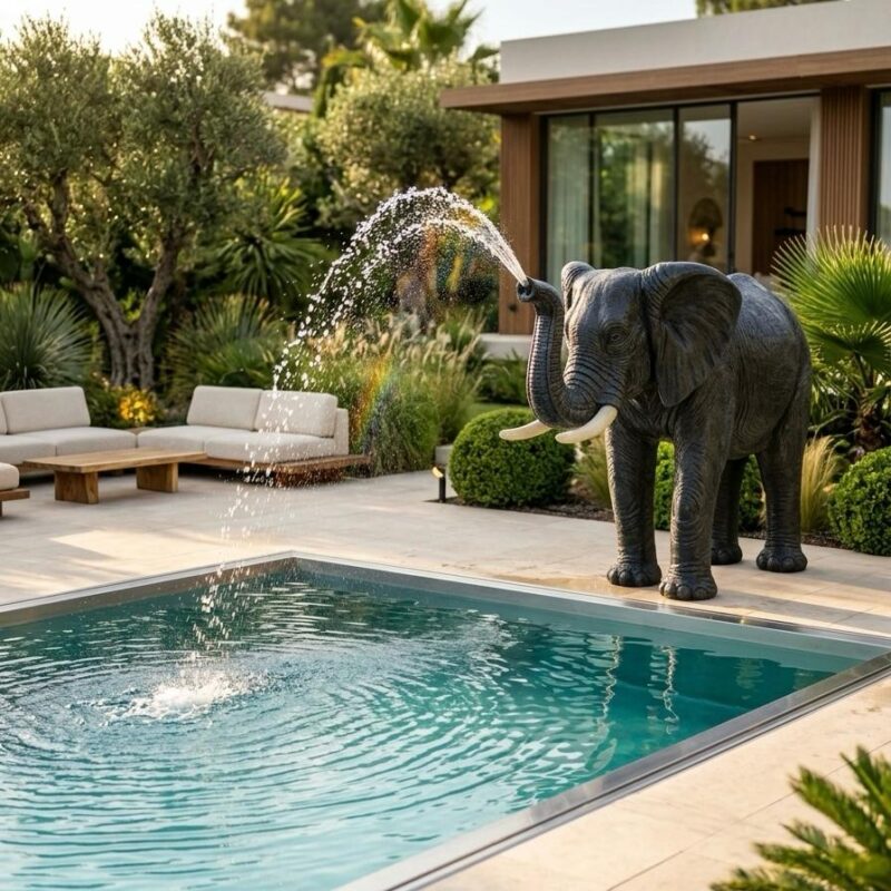 Olifant Polystone voor outdoor