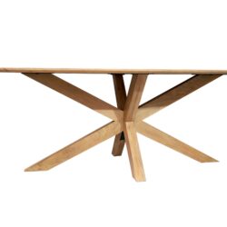 Deens ovale eettafel Nina Naturel Mangohout 210 cm
