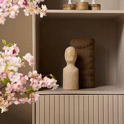 Das moderne Bücherregal „Madison Sand“ mit einer Breite von 55 cm – perfekt für stilvollen Stauraum in jedem Wohnzimmer oder Büro.