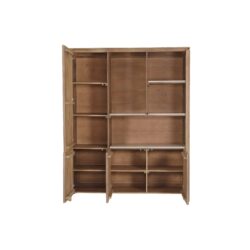 Vakkenkast XL Dallas Naturel Mangohout 160 cm