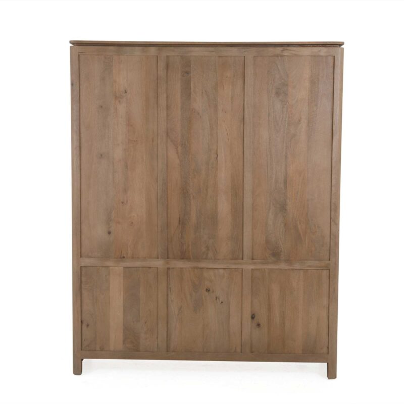 Vakkenkast XL Dallas Naturel Mangohout 160 cm