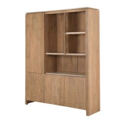 Vakkenkast XL Dallas Naturel Mangohout 160 cm