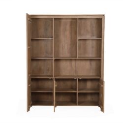 Vakkenkast XL Dallas Naturel Mangohout 160 cm