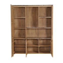 Vakkenkast XL Dallas Naturel Mangohout 160 cm