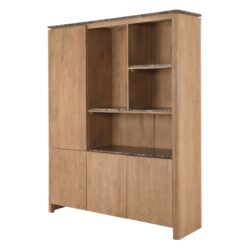 Vakkenkast XL Dallas Naturel Mangohout 160 cm