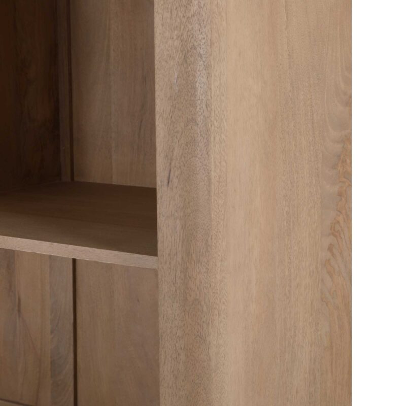 Vakkenkast XL Dallas Naturel Mangohout 160 cm