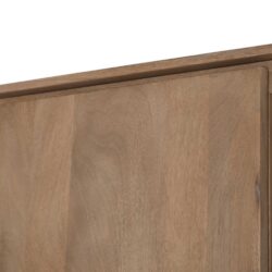 Vakkenkast XL Dallas Naturel Mangohout 160 cm