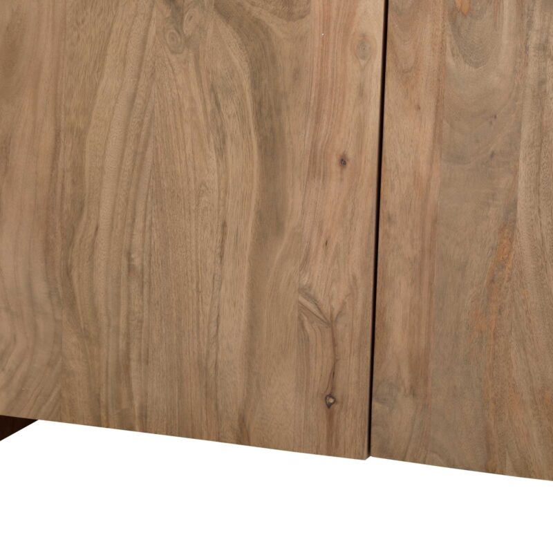 Vakkenkast XL Dallas Naturel Mangohout 160 cm