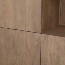 Vakkenkast XL Dallas Naturel Mangohout 160 cm