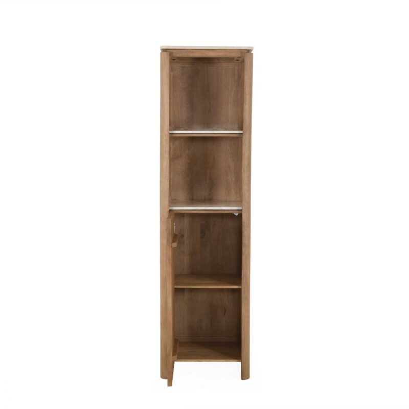 Boekenkast Dallas Naturel Mangohout 55 cm