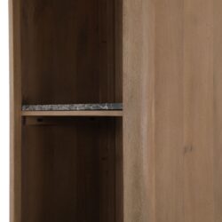 Boekenkast Dallas Naturel Mangohout 55 cm