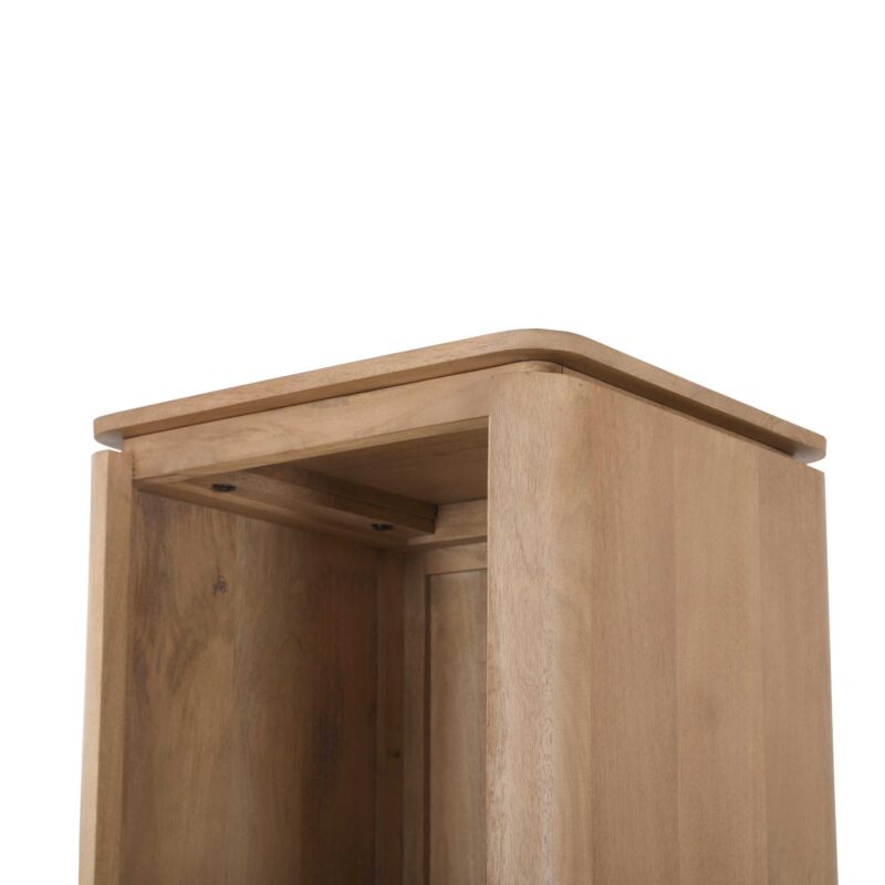 Boekenkast Dallas Naturel Mangohout 55 cm