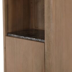 Boekenkast Dallas Naturel Mangohout 55 cm