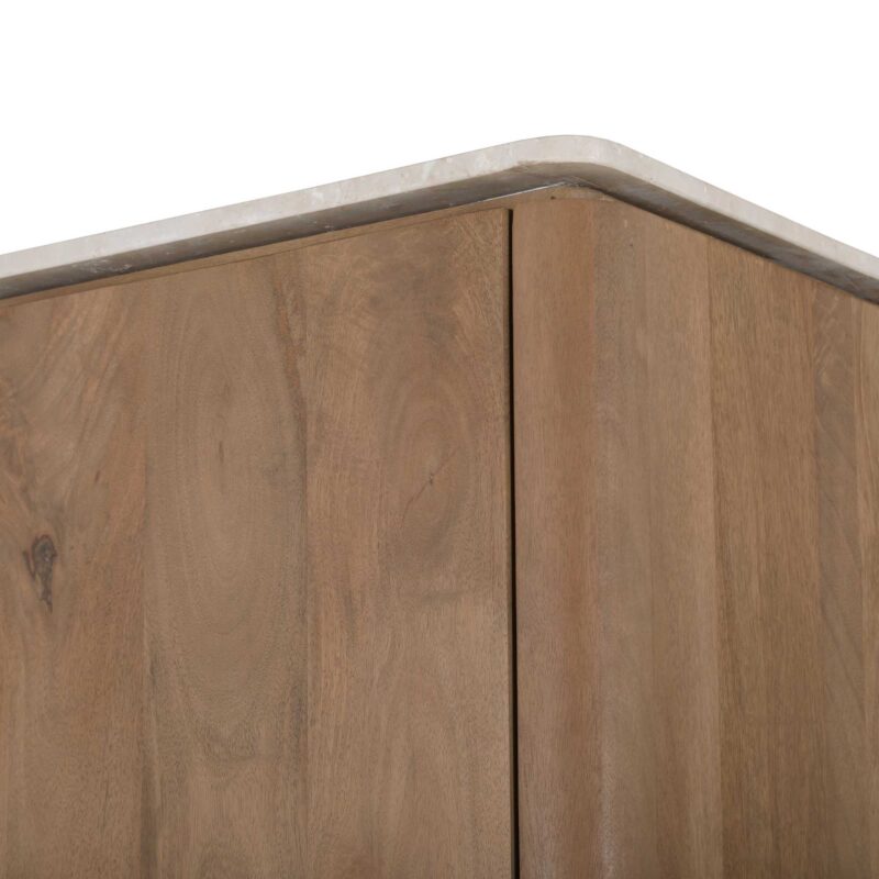 Kabinetkast Dallas Naturel Mangohout 55 cm