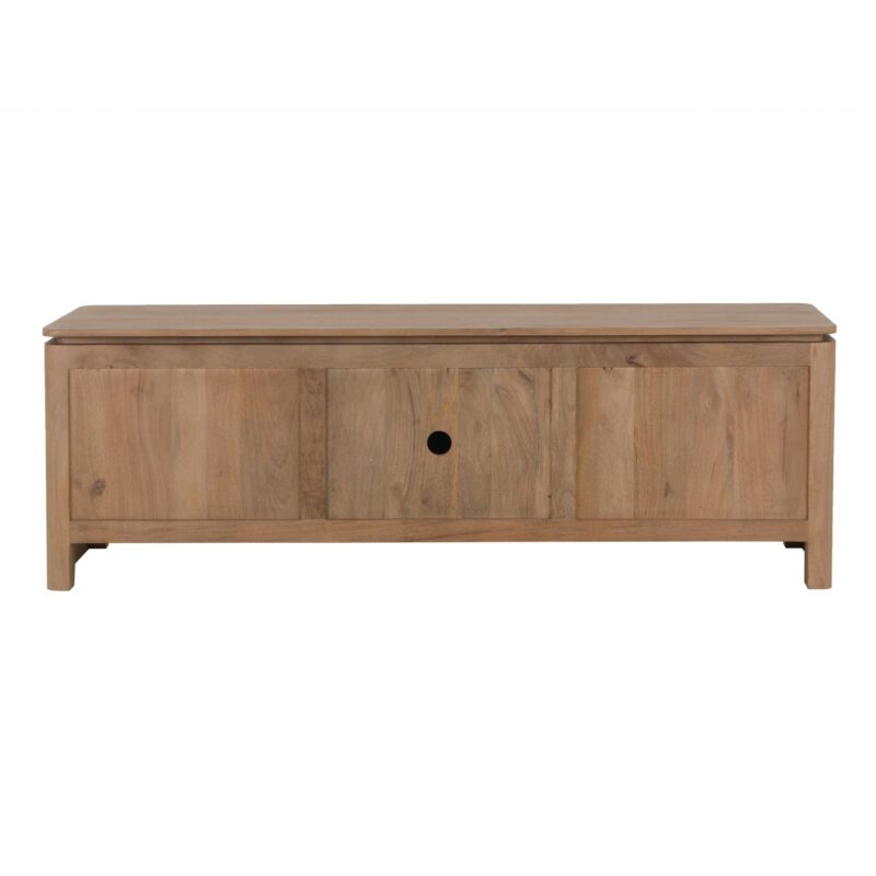 Tv meubel Dallas Naturel Mangohout 165 cm